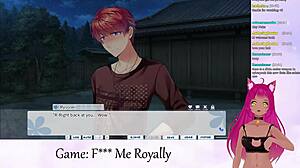 LewdNeko plays hentai game