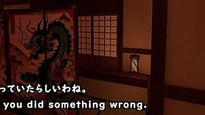 in 7 room trial, silent v ghost plays crossdressing game with machine subtitles.