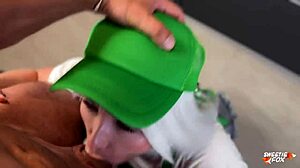 blonde barista offers rough fuck of her tight pussy instead of coffee