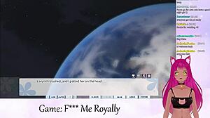 LewdNeko plays hentai game