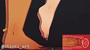 Futa hentai in high definition with anime creampie action
