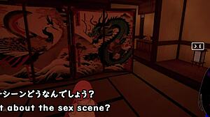 in 7 room trial, silent v ghost plays crossdressing game with machine subtitles.