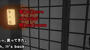 in 7 room trial, silent v ghost plays crossdressing game with machine subtitles.