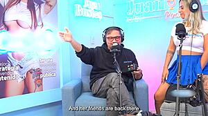 I can't believe how Annie Marin, this sexy blonde, fucks her friend on Juan Bustos podcast.