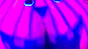 Happy halloween couple in amateur celebration