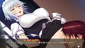 Japanese Maid Noel’s Big Tits in Wild Hentai Game