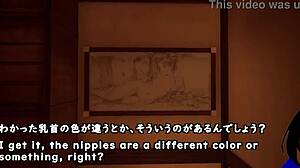 in 7 room trial, silent v ghost plays crossdressing game with machine subtitles.