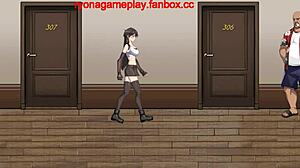 Cute lady engages in intense sex in dcity fantasy hentai game