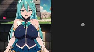 Konosuba aqua standing sex creampie - ohh my waifu h game