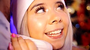 valentina the medellin babe stretches lips for morning cock