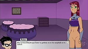 i break starfire's ass with anal beast