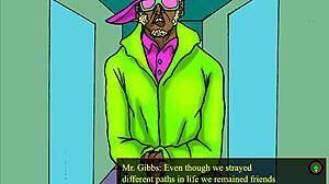 Big Butt White Professor Fucked by Pimp in Anime Gameplay