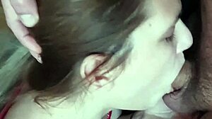 I filmed my real homemade milf sucking big cock and swallowing cum