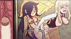 Watamote hentai clips mix wild futanari cartoon action.