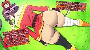 Doblaje Castellano D-Art - Megumin and Kazuma in Animated Hentai Action