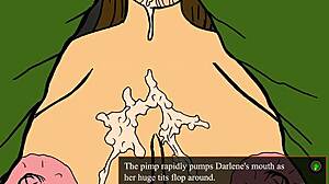 Big Butt White Professor Fucked by Pimp in Anime Gameplay