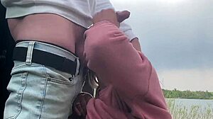 Curvy Couple's Public Anal Sex in Park Stuns