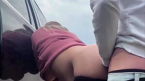 Curvy Couple's Public Anal Sex in Park Stuns