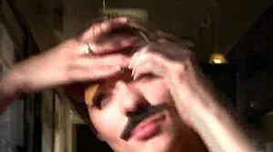 White Teen Gets Fucked Hard by Two Guys in Public