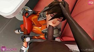 Overwatch Tracer SFM Blowjob Scene Feels So Real