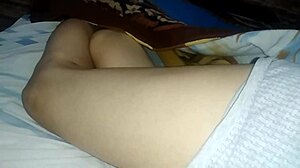 In my horny bed, no underpants, do you like my legs?