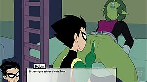 i break starfire's ass with anal beast