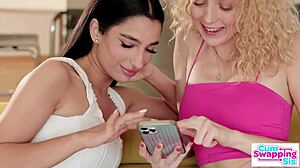 czech babe kama oxi tempts in wild 3some action ya know