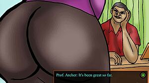 Big Butt White Professor Fucked by Pimp in Anime Gameplay