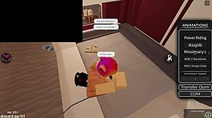 What a lucky day with muff diving and creampie in roblox condo