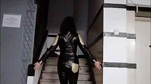 Conversational Yo, check this latex diva ruling with fierce femdom vibes!