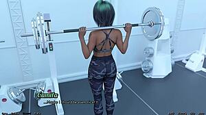 stranded in space, military girl with huge tits craves my cock