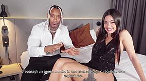 Chatting with Martina Smeraldi before a tasty Italian session