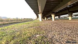 feeling playful outside with my curvy redhead classmate, wanna join us?