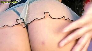 Morena Gostosa Teases in Lingerie, Shaking Her Ass and Showing Panties for the Camera