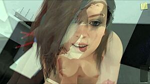 Curvy Big-Titted Babe Stays True in Wild 3D Action