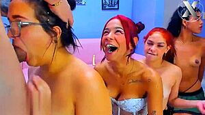 teacher gives private lesson, sucking husband's monster cock