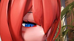 dealing with a lewd cat in this wild animated hentai scene, wanna watch?