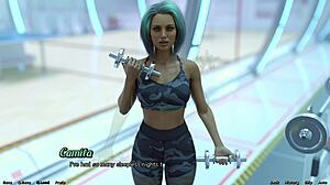 stranded in space, military girl with huge tits craves my cock