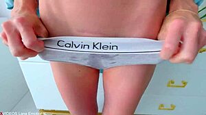 Hot Stepsister Teases and Lets Me Cum in Panties Before Boyfriend Date