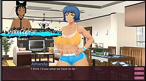 Milfy Cummy - Exercising With Amanda And Getting My Dick Jerked Off