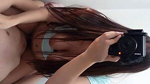 Colegiala 18 Shares Bed with Me for the Best Ride Ever. Her Perfect Tits and Big Ass Keep Moaning Non-Stop!