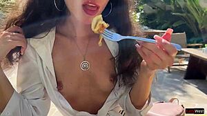 dude, i got my friend to cum on my face in a cafe for a wild public cumwalk!