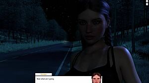 Redhead Riding And Giving Intense Blowjob In Midnight Ride Game Ending Three!