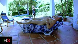 girl next door fucks two guys hard!