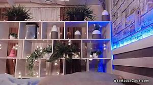 Japanese Babe Fingers Shaved Pussy in Solo Webcam Show