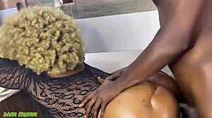 Step Father Fucked Me Hard in Kitchen with BBC While Water Ran Wet