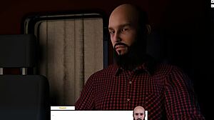 Redhead Riding And Giving Intense Blowjob In Midnight Ride Game Ending Three!