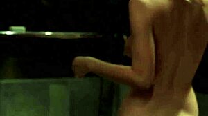 Blonde lesbians get their pussies eaten hard in group massage session!