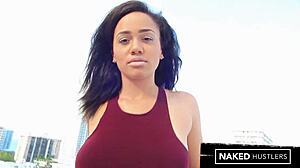 Julie Kay Takes Big Black Cock Hard