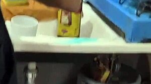 i went to make caipirinha and ended up fucking the boss at the party